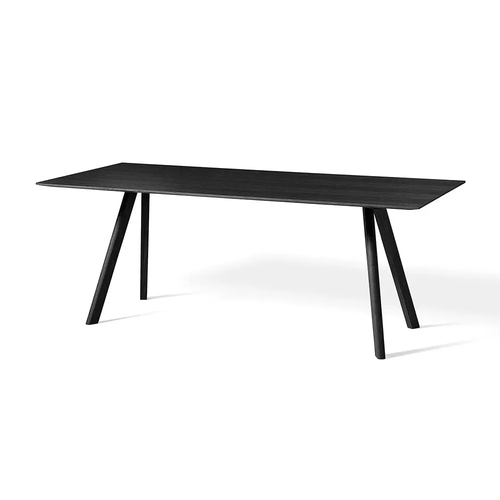 CPH 30 Small Dining Table - Black, Lacquered