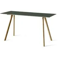 CPH 30 Small Dining Table - Green, Linoleum