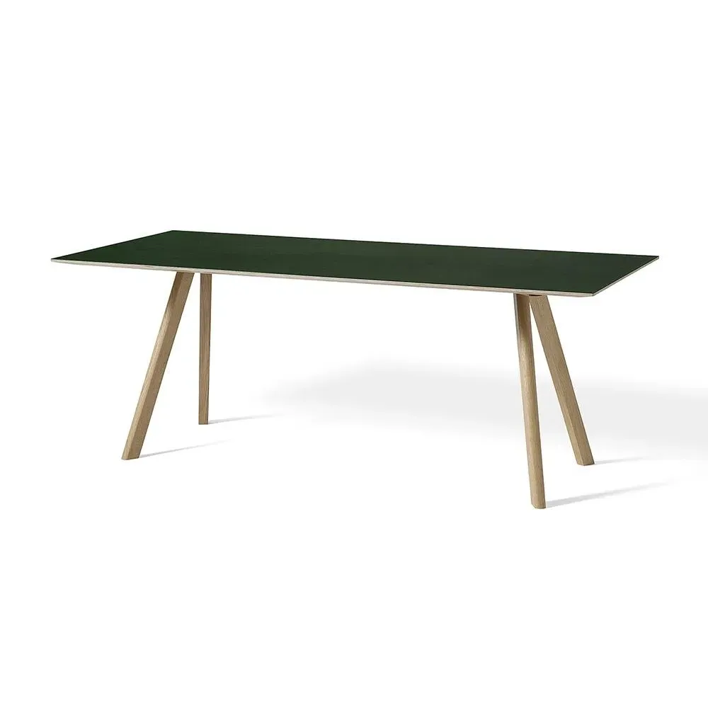 CPH 30 Small Dining Table - Green, Linoleum image
