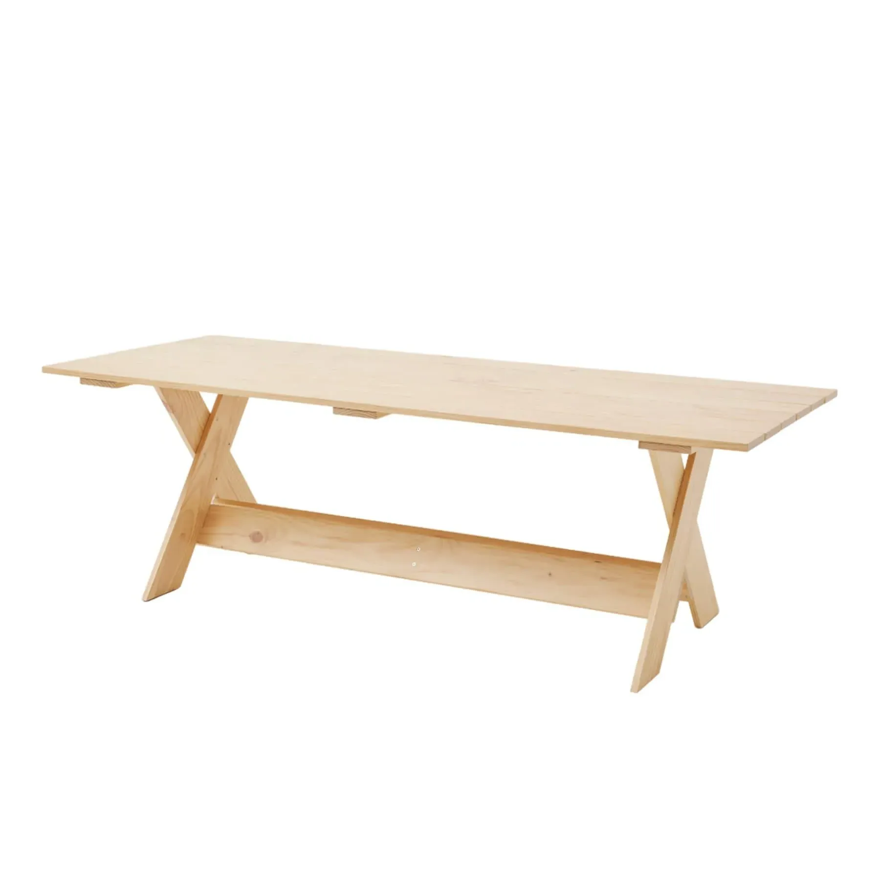 Crate Large Outdoor Dining Table - Pinewood