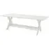 Crate Large Outdoor Dining Table - White, Pinewood