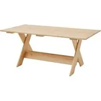 Crate Small Outdoor Dining Table - Pinewood