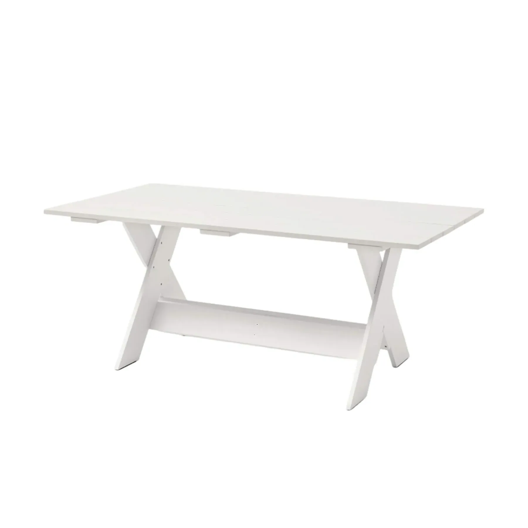 Crate Small Outdoor Dining Table - White