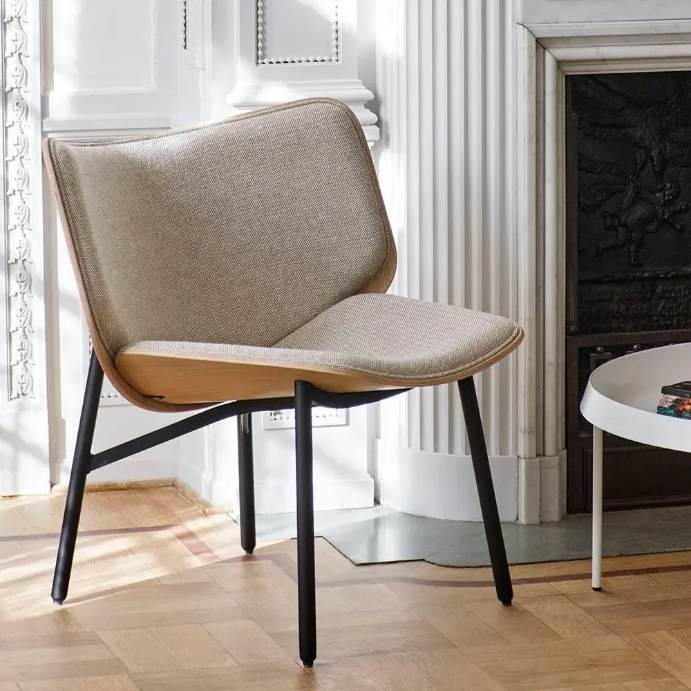 Dapper Lounge Chair - Black, Oak