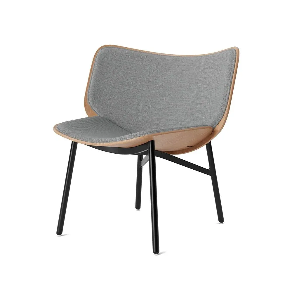 Dapper Lounge Chair - Black, Oak