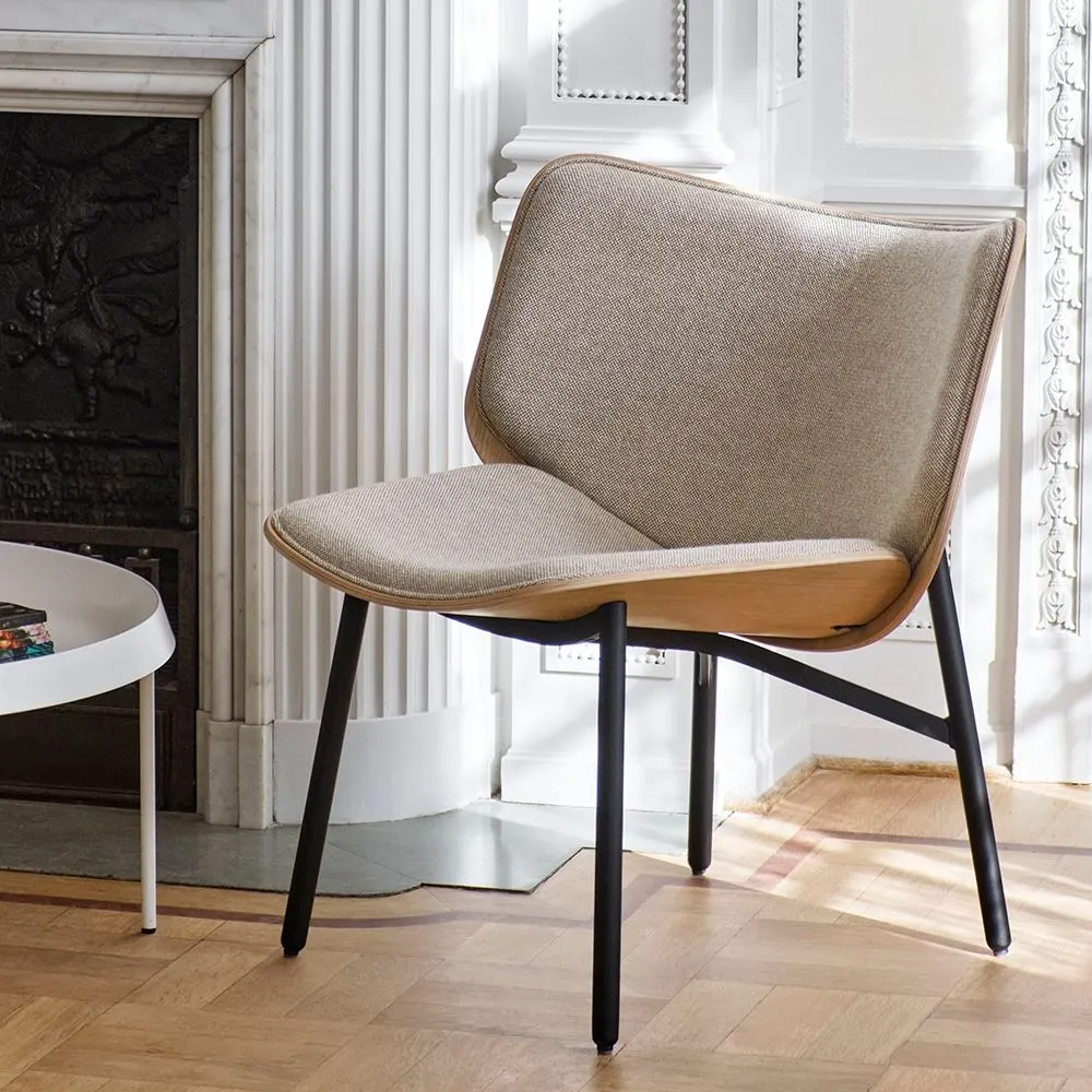 Dapper Lounge Chair - Black, Oak