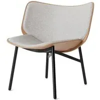 Dapper Lounge Chair - Black, Oak