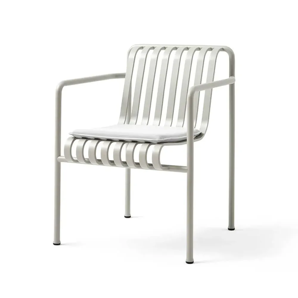 Dining Armchair Seat Cushion - Sky Grey, Fabric