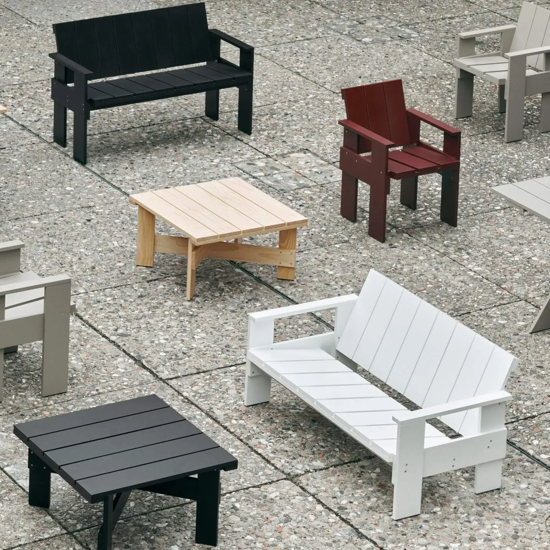 Dining Bench with Armrests - Pine Wood