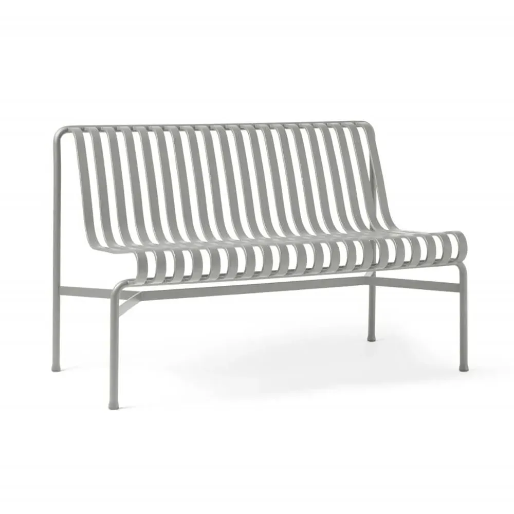 Dining Bench without Arms - Sky Grey, Steel