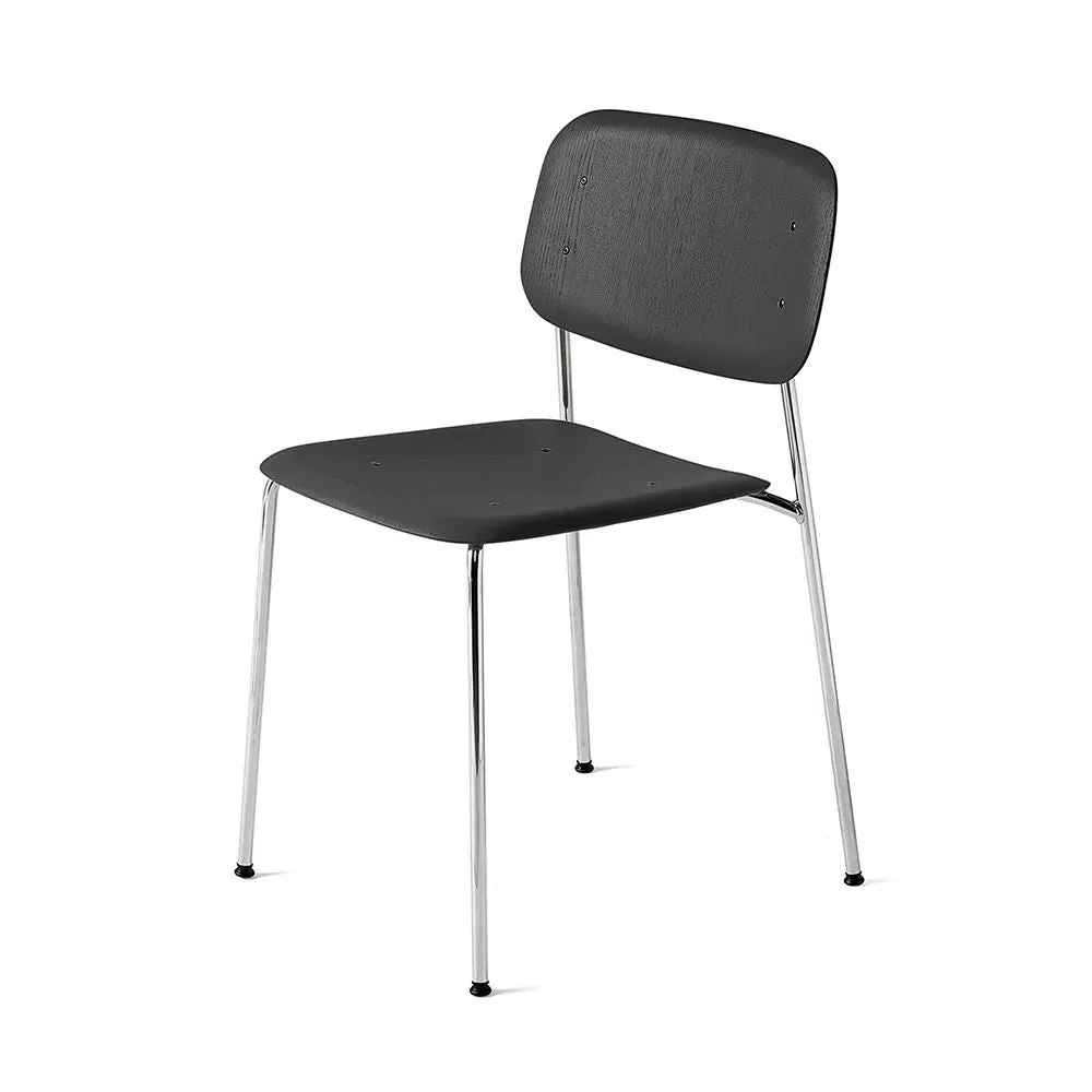 Dining Chair Stackable - Black, Oak