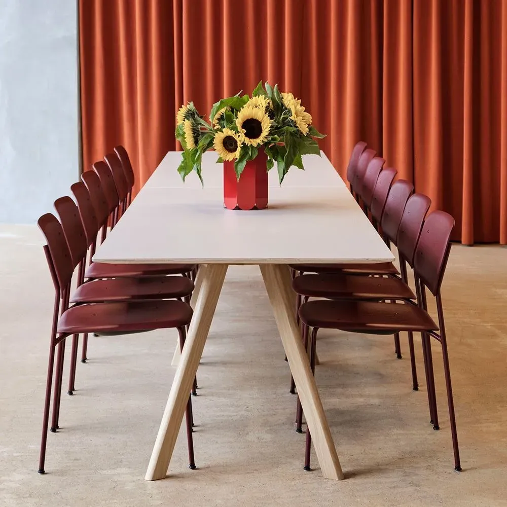 Dining Chair Stackable - Grey, Oak