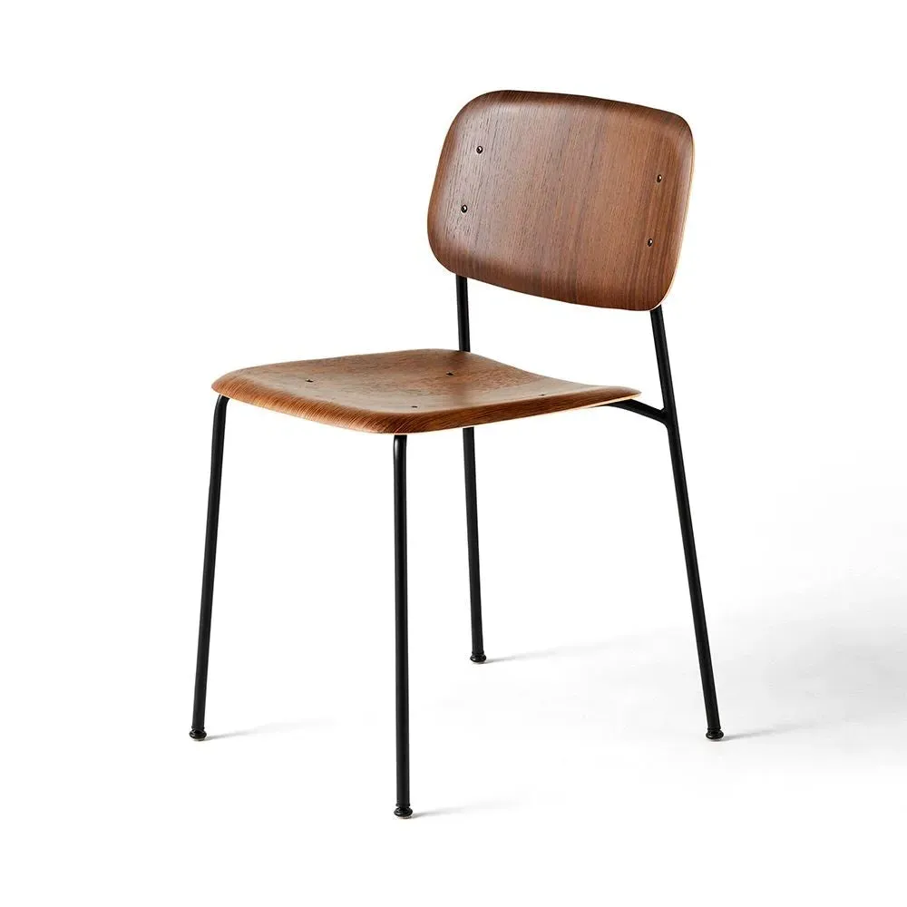 Dining Chair Stackable - Smoked, Oak