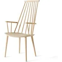 Dining Chair with Armrests - Natural, Beech