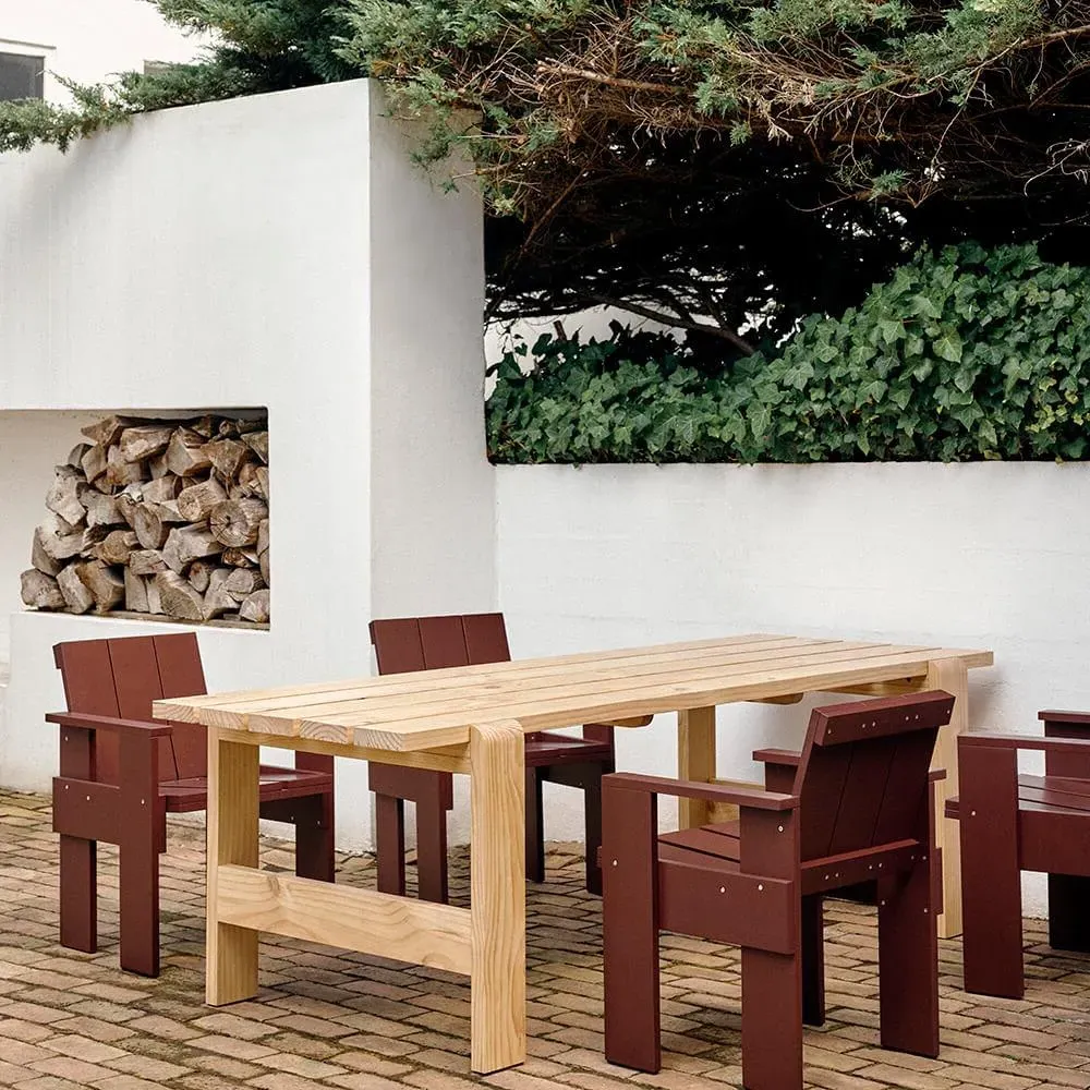 Dining Chair with Armrests - Pine Wood