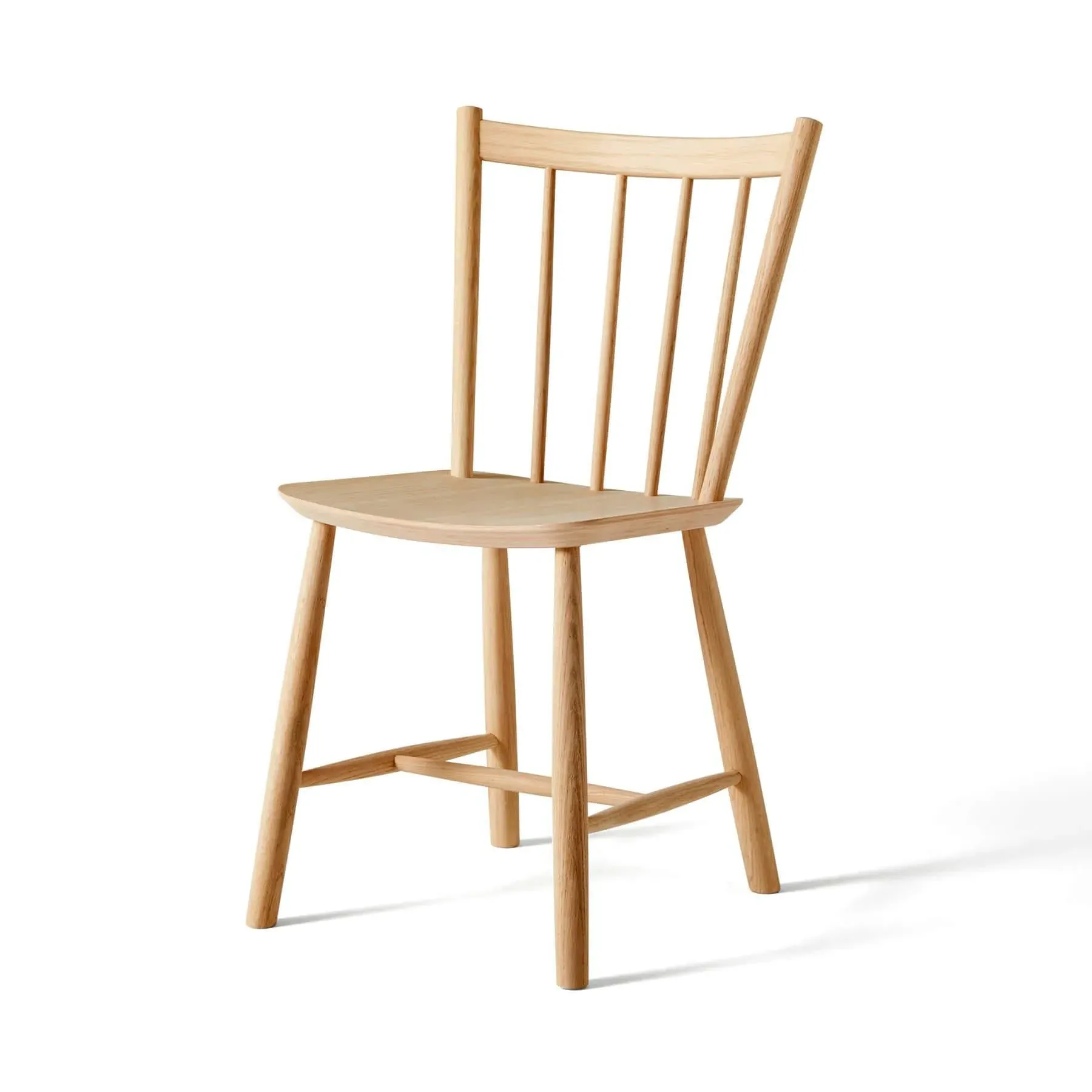 Dining Chair with Spindle Back - Black, Beech