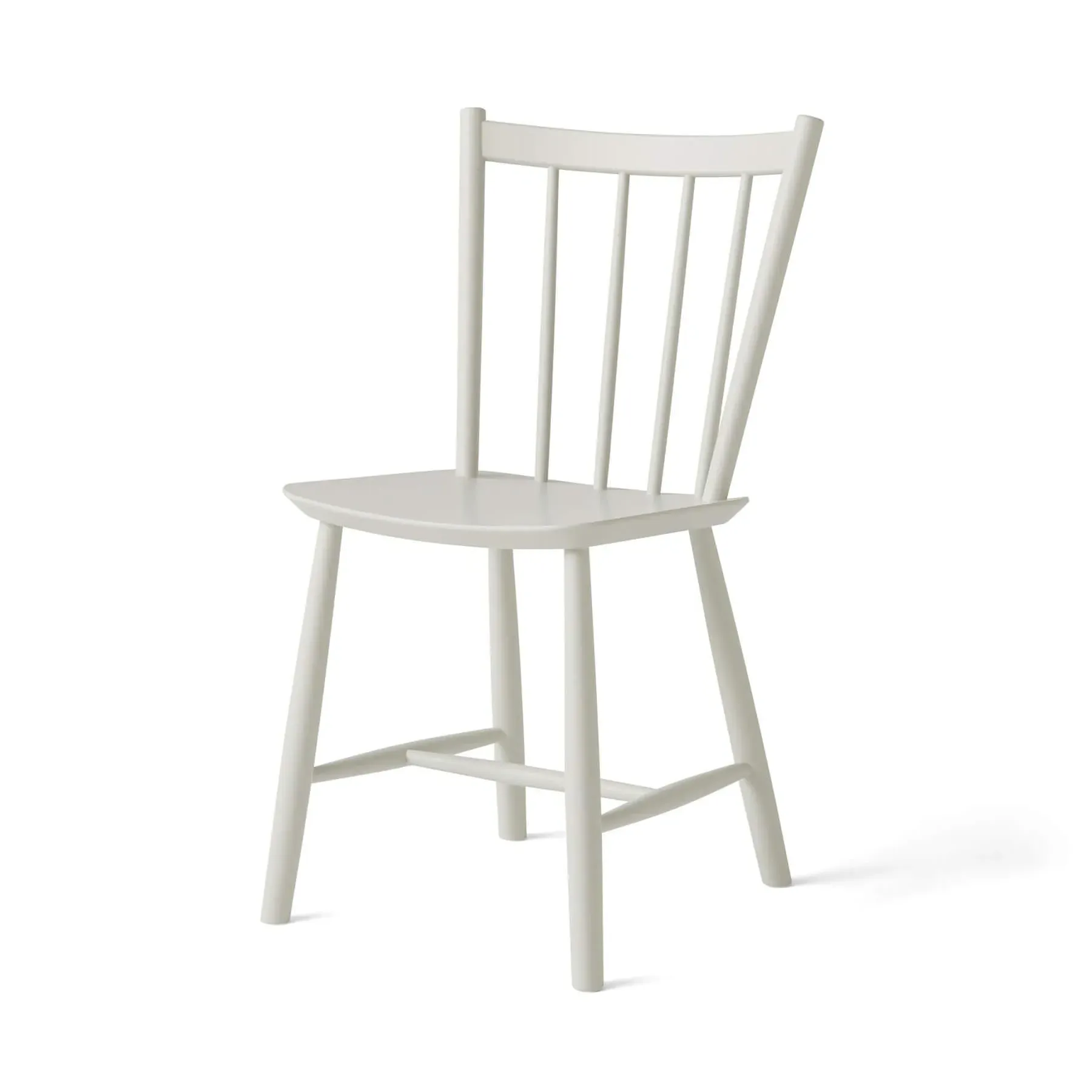 Dining Chair with Spindle Back - Grey, Beech