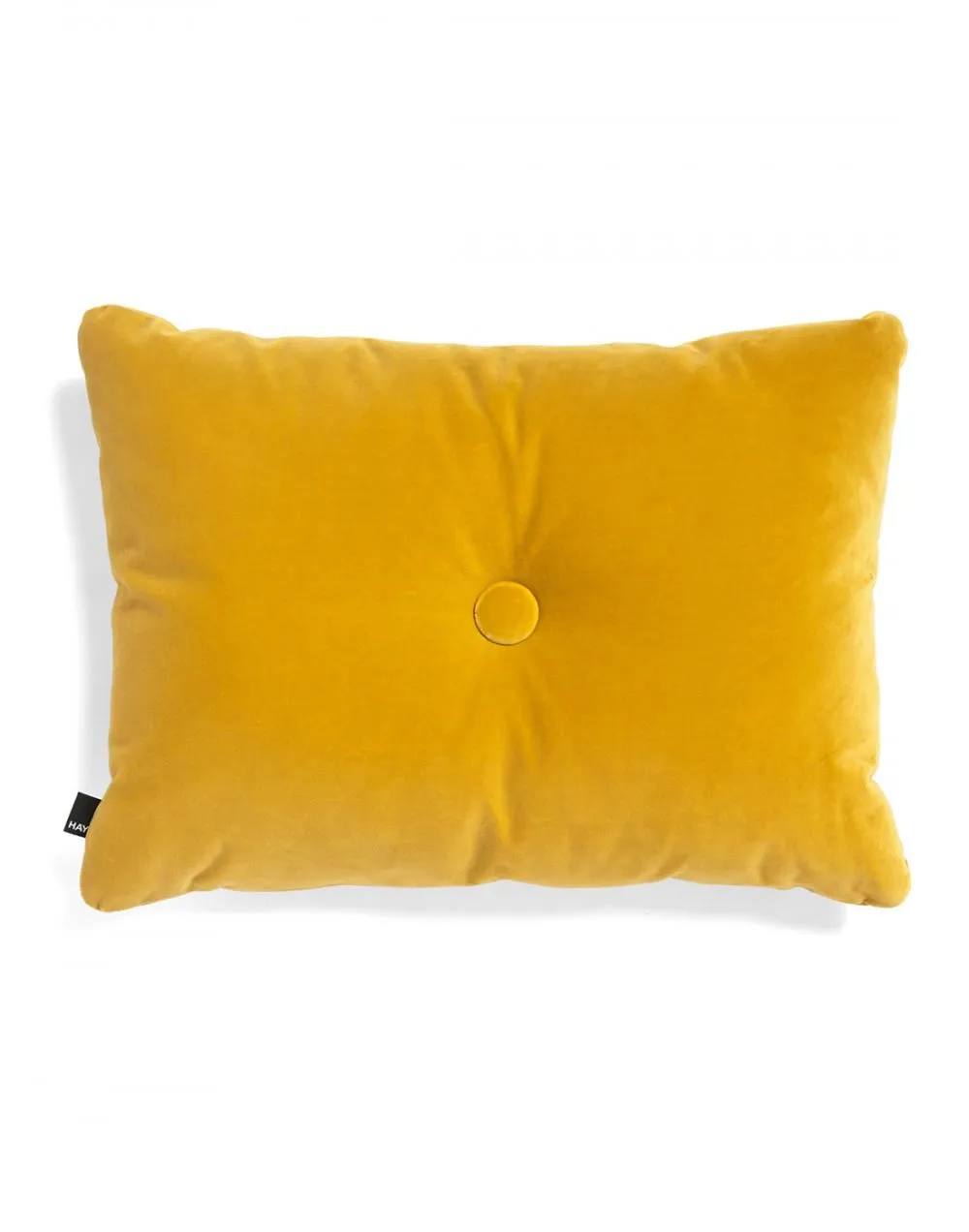 Dot Cushion with Button Detail - Beige, Cotton