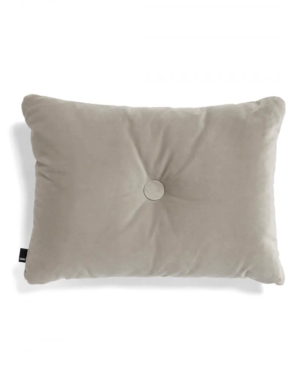 Dot Cushion with Button Detail - Beige, Cotton image