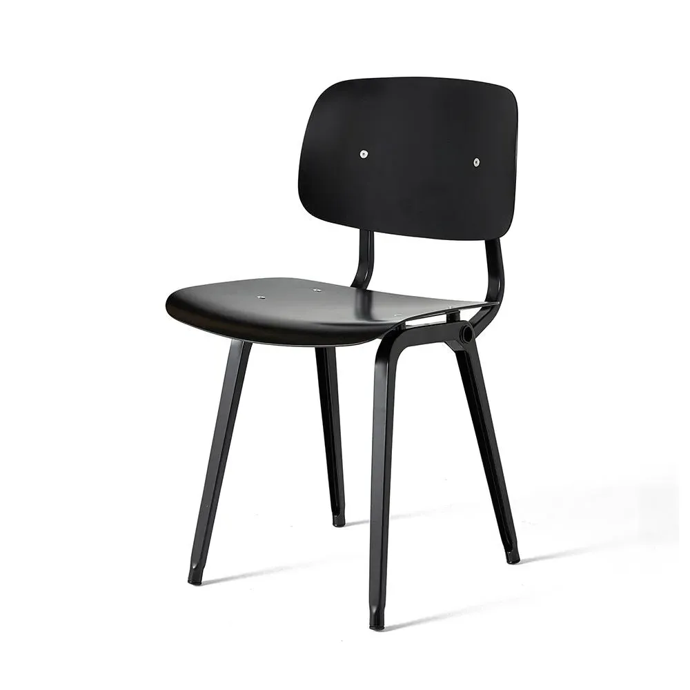 Ergonomic Dining Chair - Black, Steel