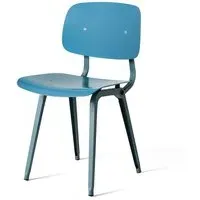 Ergonomic Dining Chair - Blue, Steel