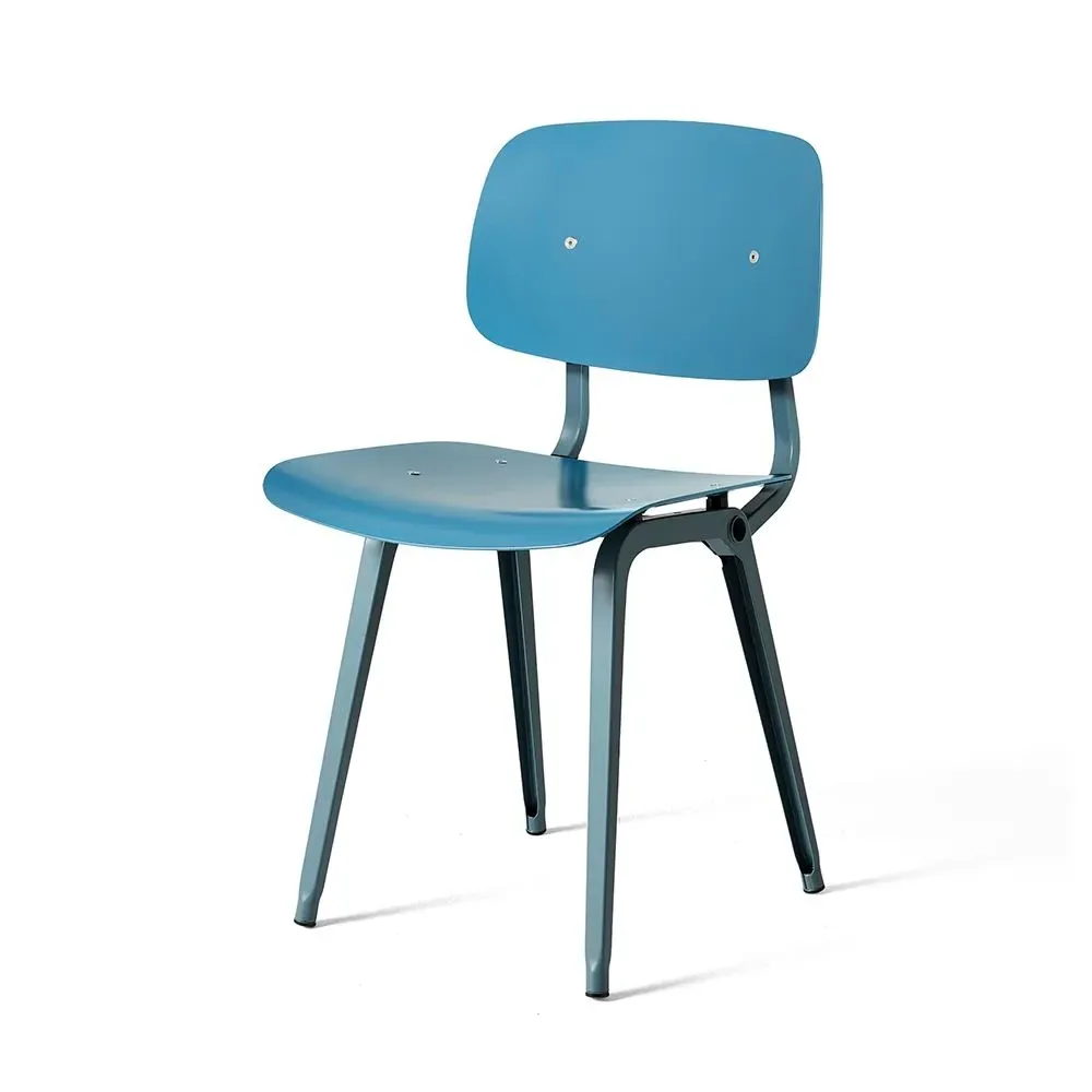 Ergonomic Dining Chair - Blue, Steel