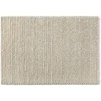 Extra Large Textured Rug - Soft Grey, Pure Wool
