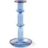 Flare Large Candle Holder - Blue, Borosilicate Glass