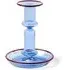 Flare Medium Candle Holder - Light Blue, Borosilicate Glass