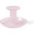 Flare Small Candle Holder - Pink, Borosilicate Glass
