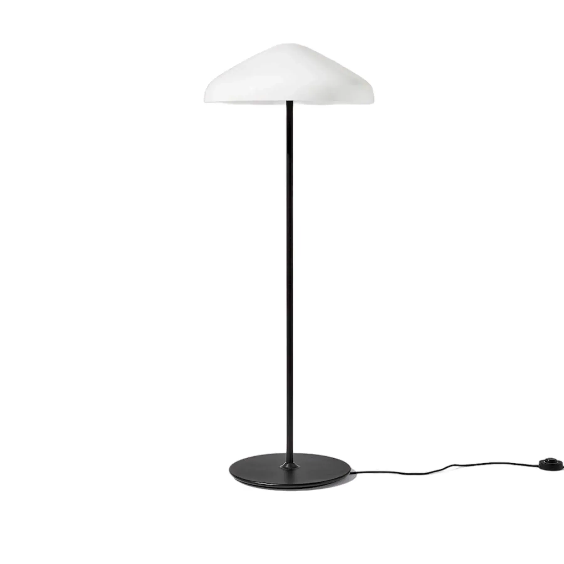 Floor Lamp with Dimmer - Opal Glass image