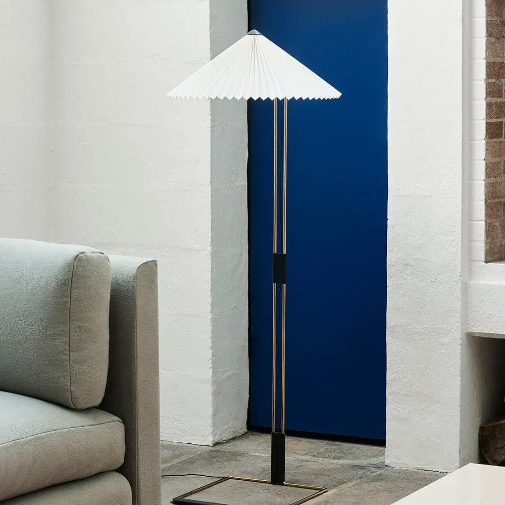 Floor Lamp with Dimmer - Yellow, LED