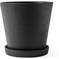 Flowerpot XXL Planter - Black, Polystone
