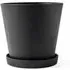 Flowerpot XXL Planter - Black, Polystone