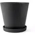 Flowerpot XXXL Planter - Black, Polystone