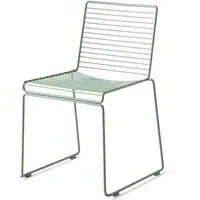Hee Dining Chair - Fall Green, Steel