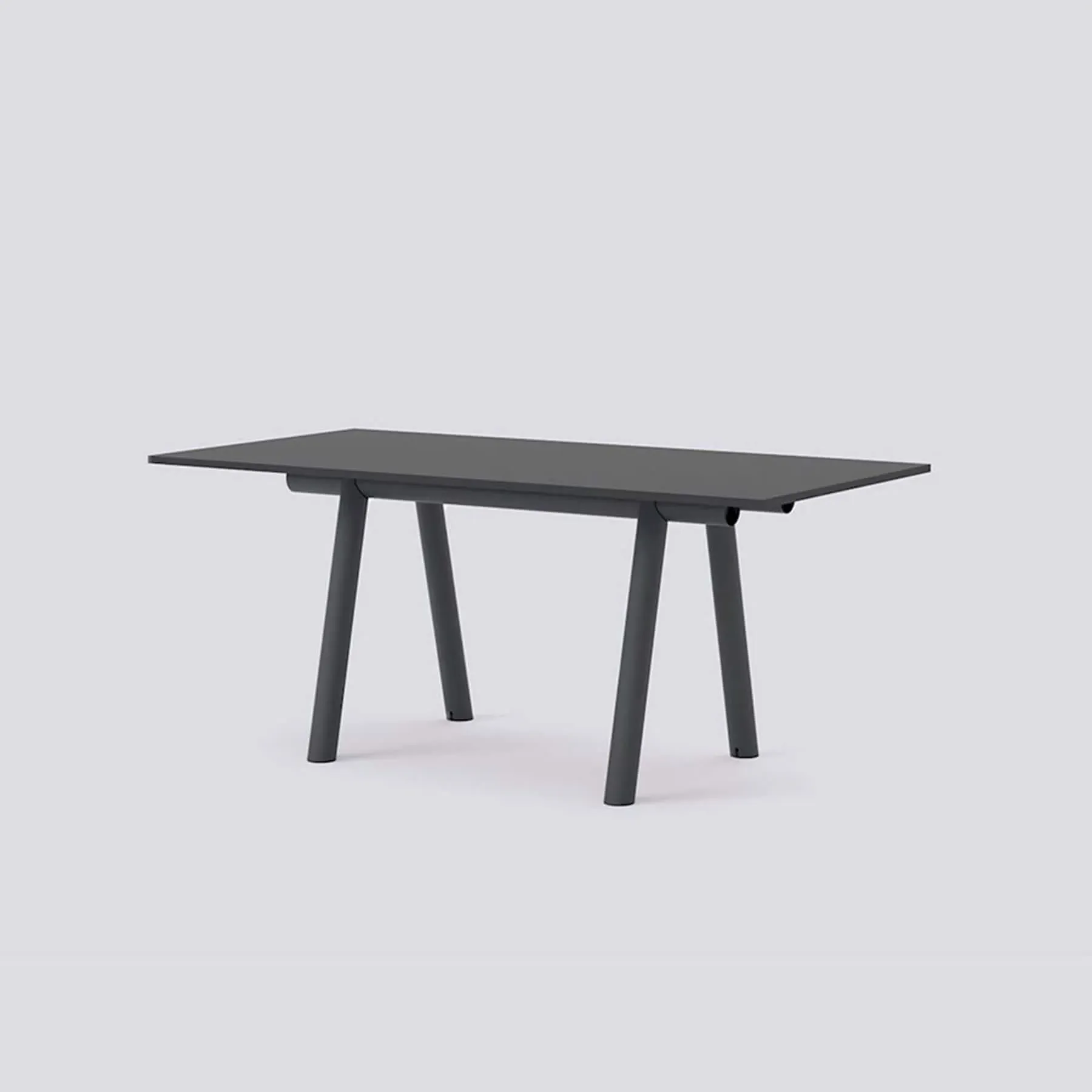 High Desk Table - Black, Laminate image