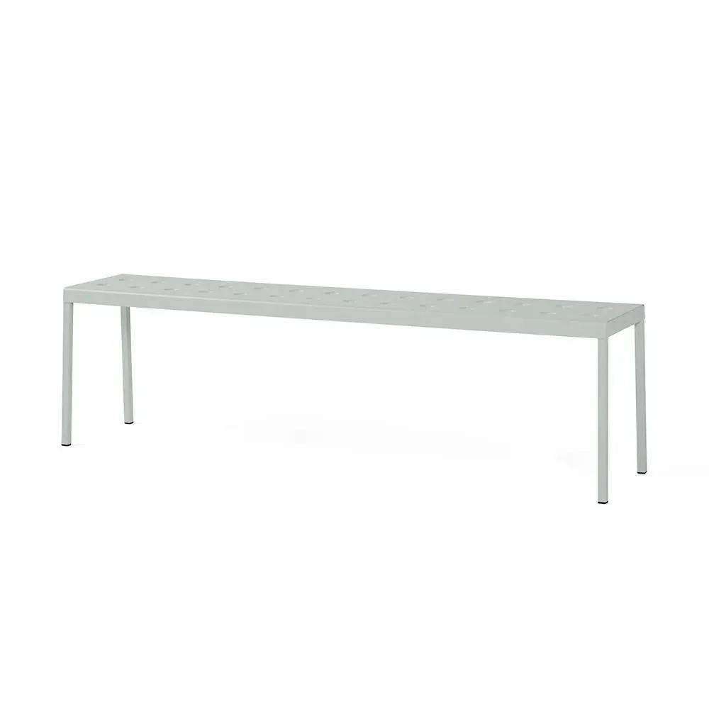 Large Balcony Garden Bench - Desert Green, Steel