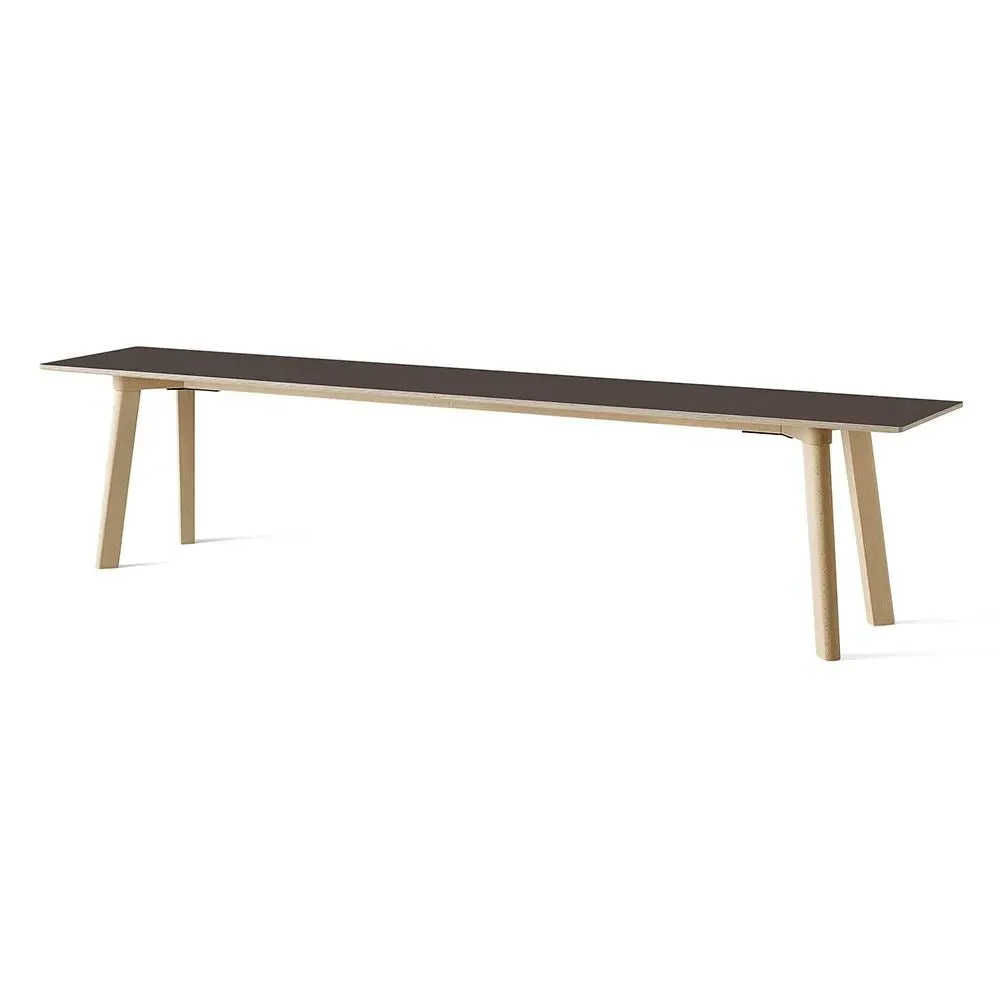 Large Bench with Laminate Top - Grey, Beech