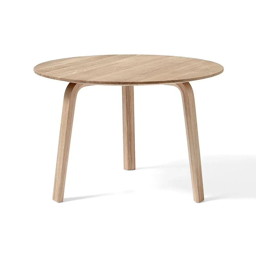 Large Coffee Table Low Height - White, Oak