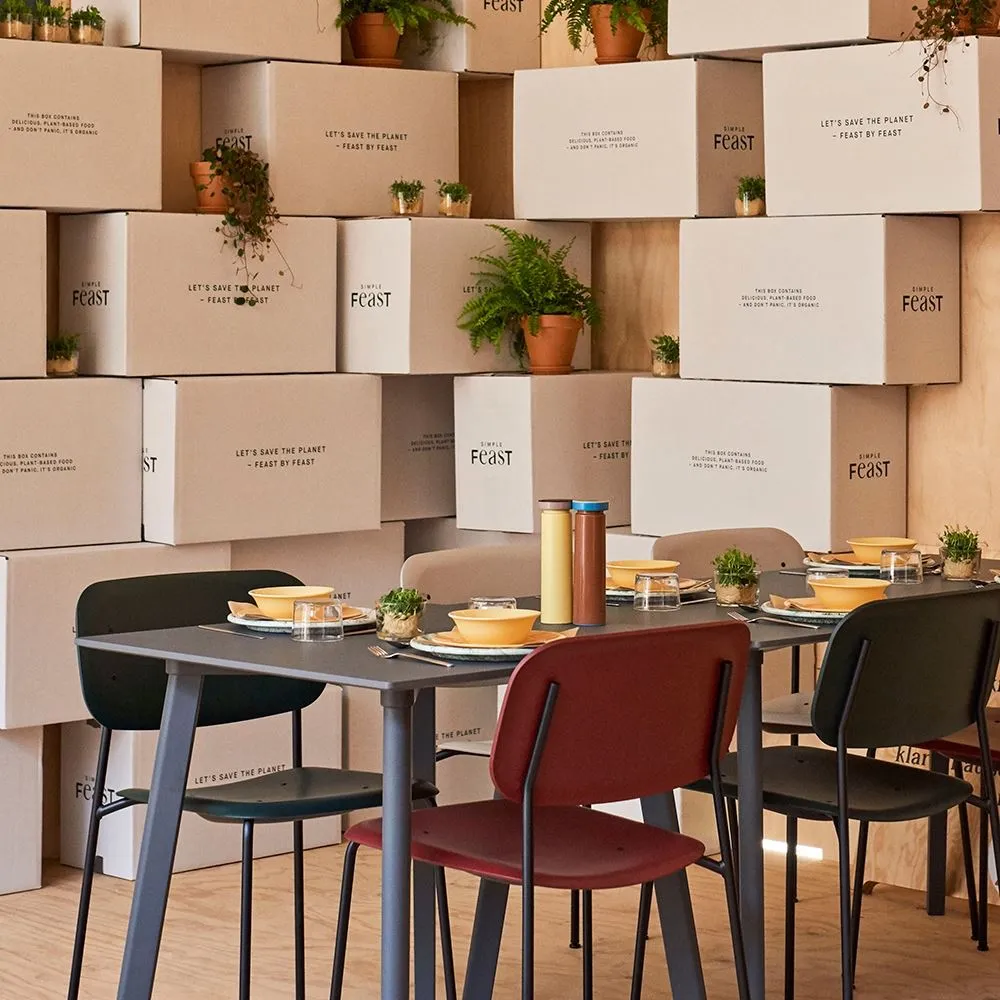 Large Dining Table - Grey, Laminate