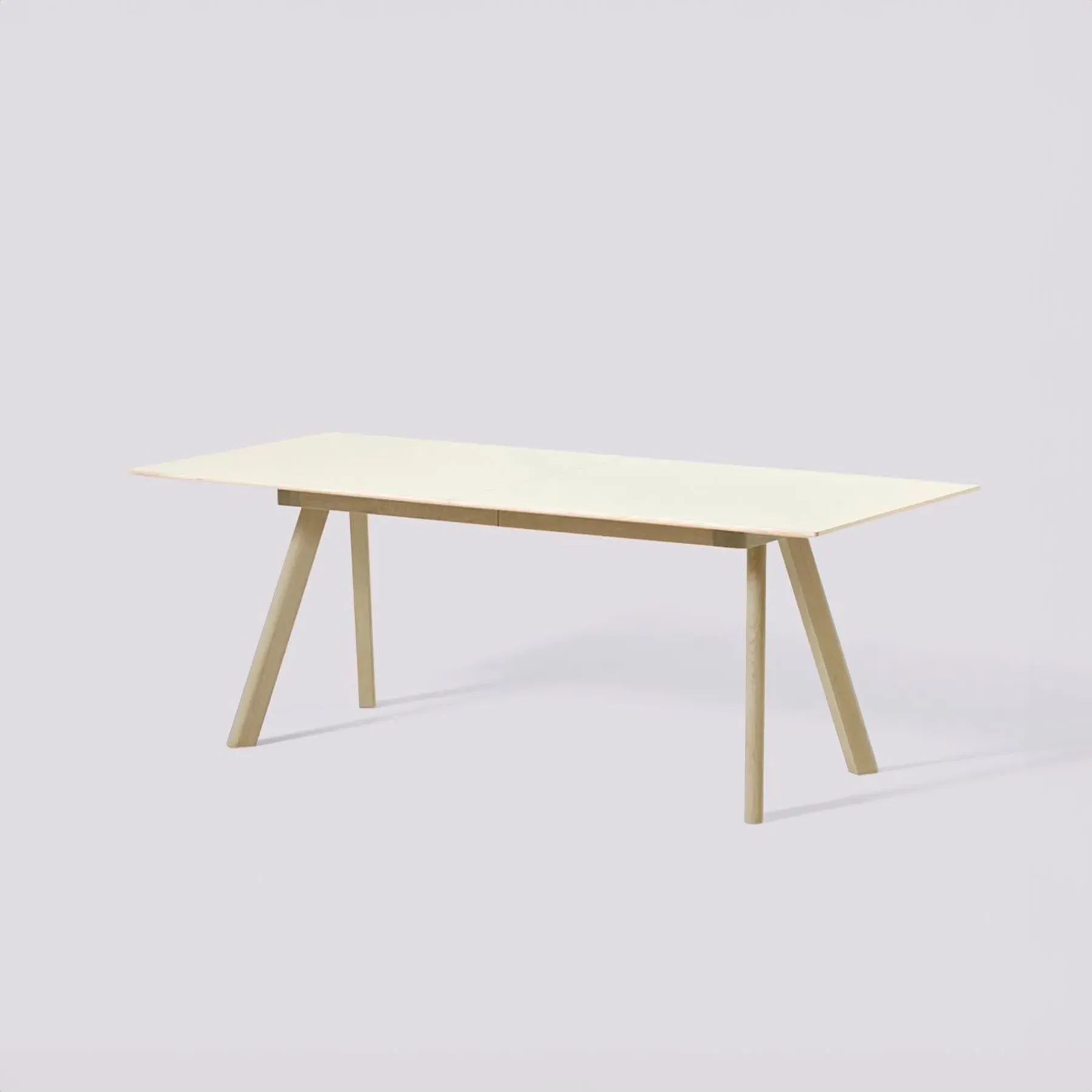 Large Extendable Dining Table - Grey, Oak
