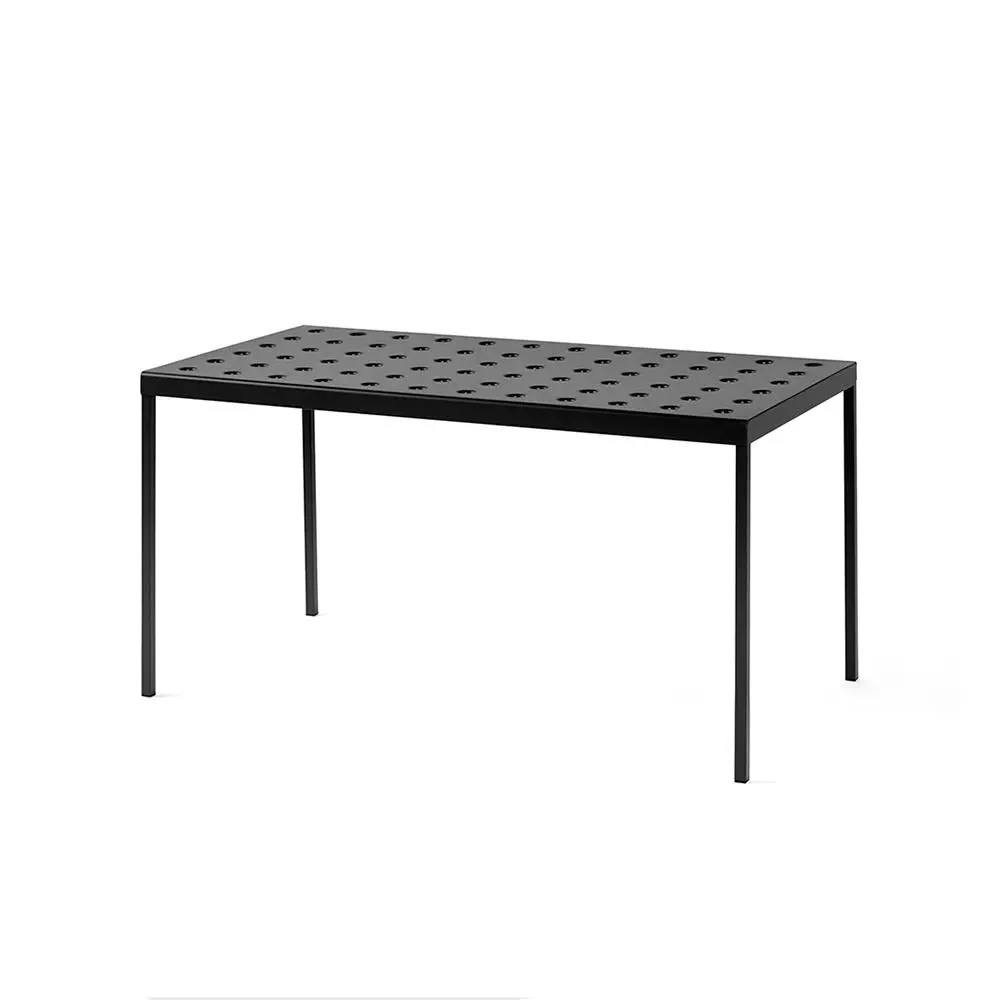 Large Outdoor Dining Table - Iron Red, Steel
