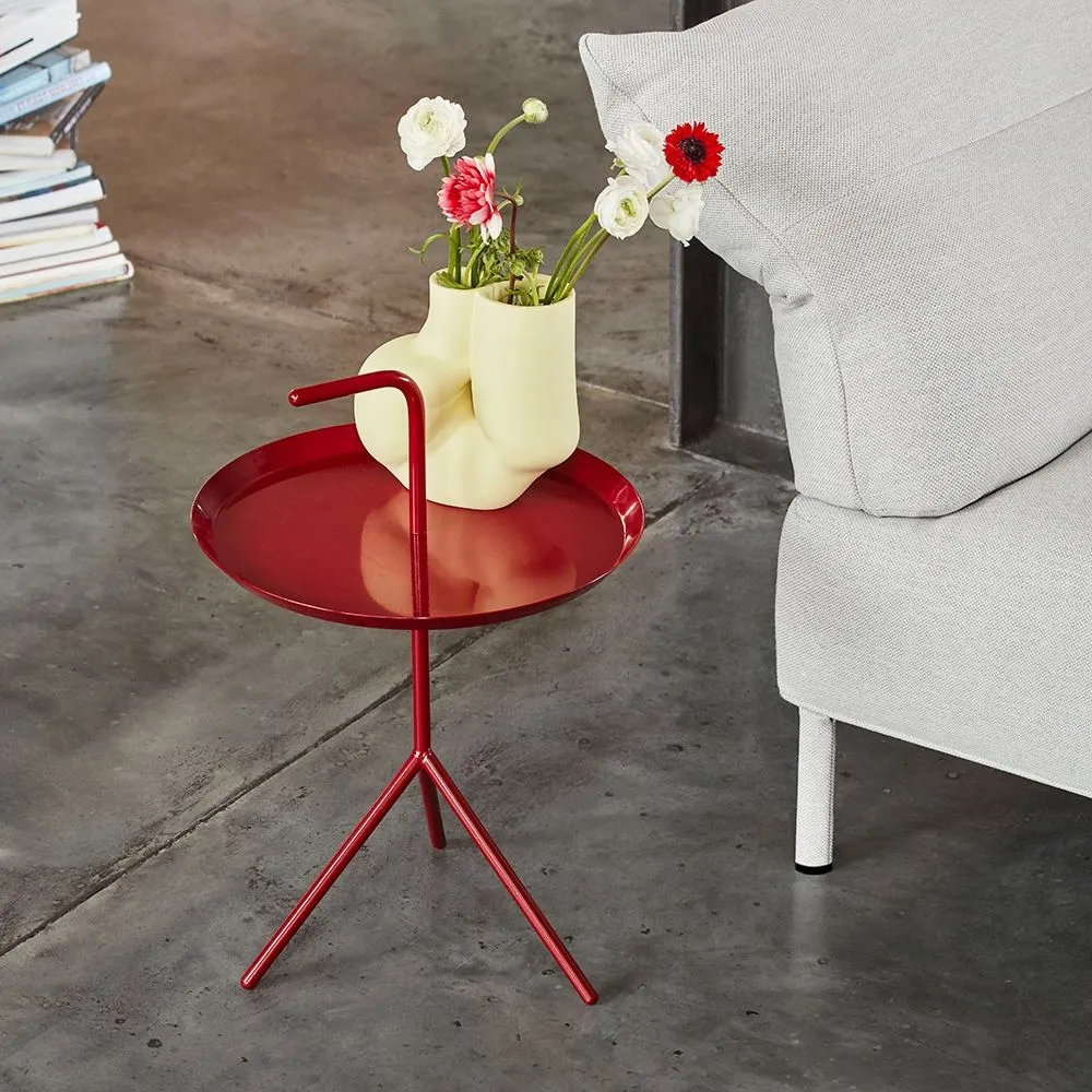 Large Side Table with Handle - Black, Metal