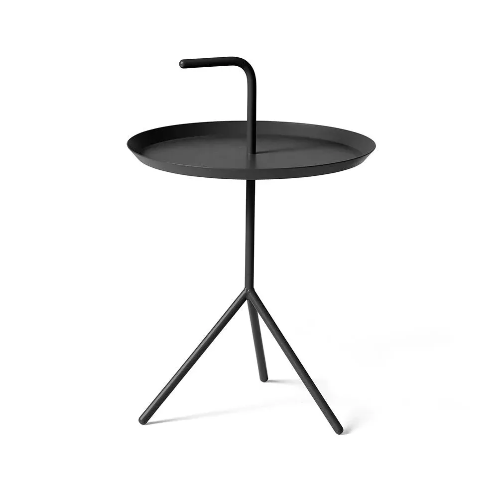 Large Side Table with Handle - Black, Metal image