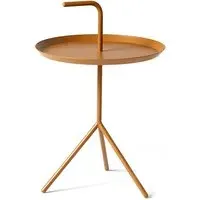 Large Side Table with Handle - Toffee, Metal