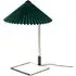 Large Table Lamp with Dimmer - Green, Cotton