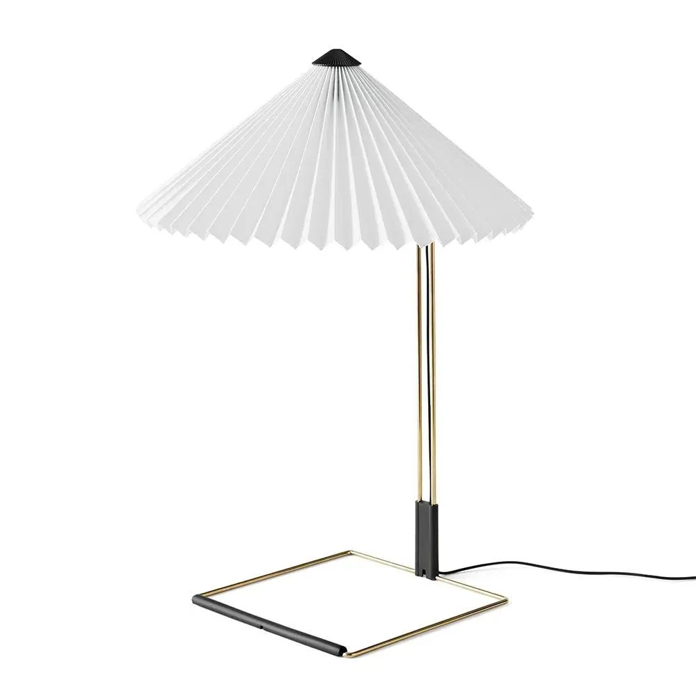 Large Table Lamp with Dimmer - White, Steel