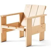 Lounge Chair with Armrests - Pine Wood