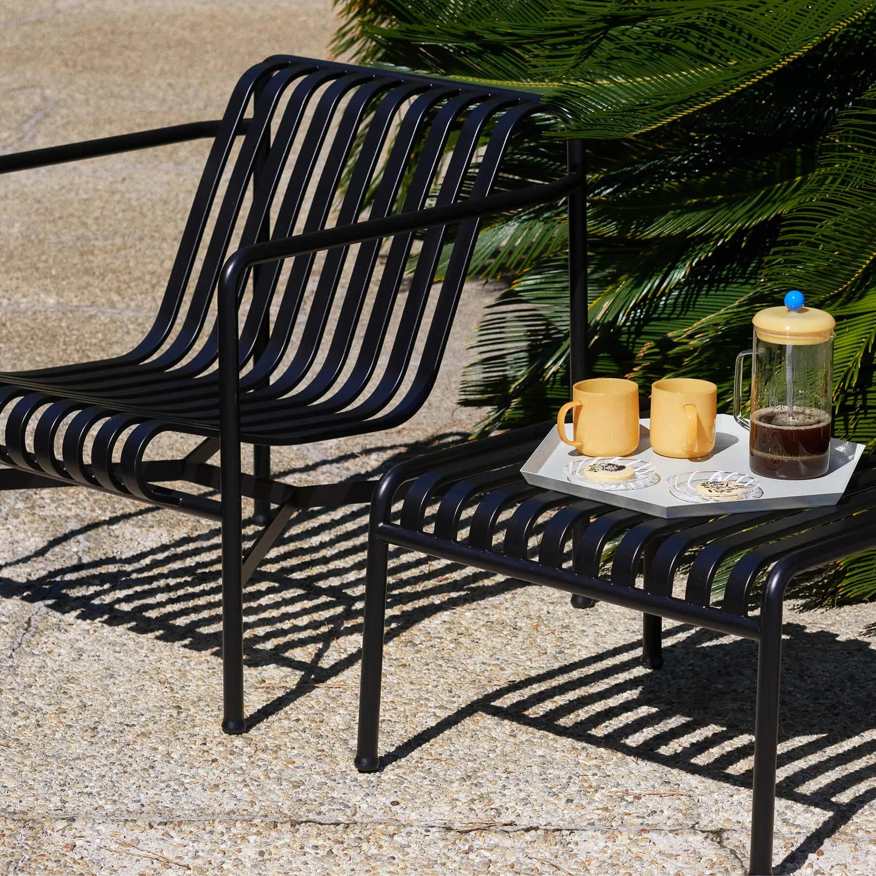 Lounge Set with Ottoman - Galvanised